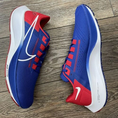 Nike Men's Air Zoom Pegasus 38 (NFL Buffalo Bills) Running Shoes in Blue, Size: 10.5 | Dj0842-400