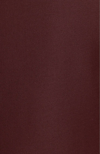Pre-owned Burberry Brit Craysmoore Toogle Gabardine Peacoat Deep Claret $1295 2, 6, 12 In Red