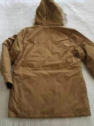 Pre-owned Jcrew Men's Xl J Crew Nordic Down Parka In Dark Khaki With Eco-friendly Primaloft