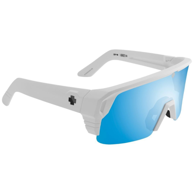Pre-owned Spy Optic Monolith 5050 Sunglasses Polarized Happy Boost Matte White Bronze Blue