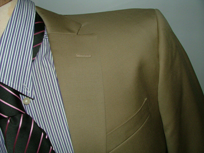Pre-owned Hickey Freeman Wt $895 Hickey By  Suit Size 40 L 34 X 30 100% Wool Tan 280 In Gray