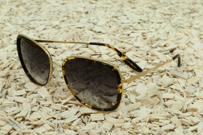 Pre-owned Barton Perreira Authentic  Sunglasses Mod Tiegs 57 Color Gol Hec Smo Gradient In Smolder