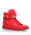 BUSCEMI Alta 100Mm Leather Sneaker