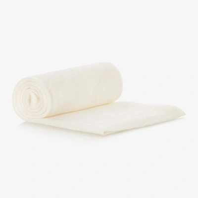 Shop Tartine Et Chocolat Ivory Cashmere Blanket (100cm)