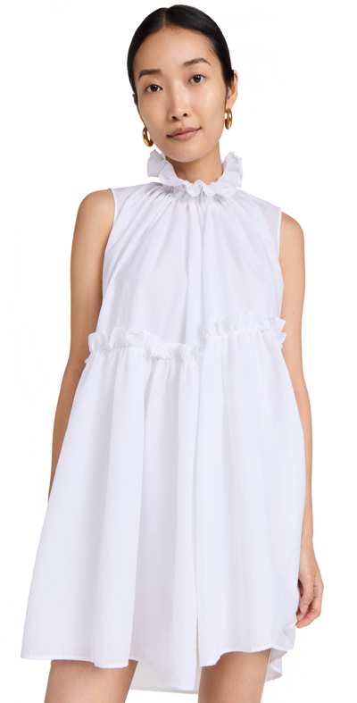 Shop Brøgger Eva Mini Dress In White
