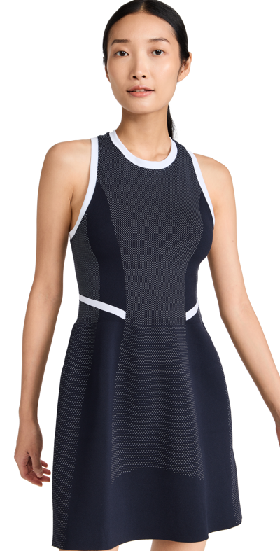 Shop Sweaty Betty Interval Seamless Workout Dress In Navy Blue