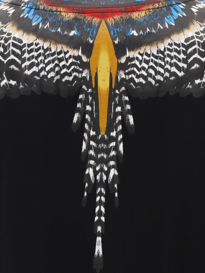 Shop Marcelo Burlon County Of Milan "grizzly Wings" T-shirt In Black