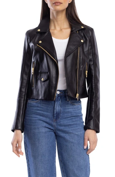 Blanknyc Faux Leather Moto Jacket In Undercover | ModeSens