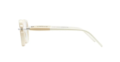 Shop Kuboraum Mask P5 - Ivory Eyeglasses Glasses In Ivory, Cream