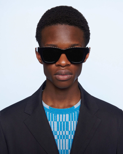 Shop Jacquemus Les Lunettes Nocio - Multi Black Sunglasses Sunglasses