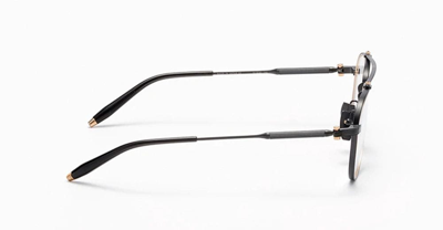 Akoni Mercury Round-frame Glasses In Black