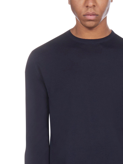 Shop Prada Crewneck Knit Sweater In Svf