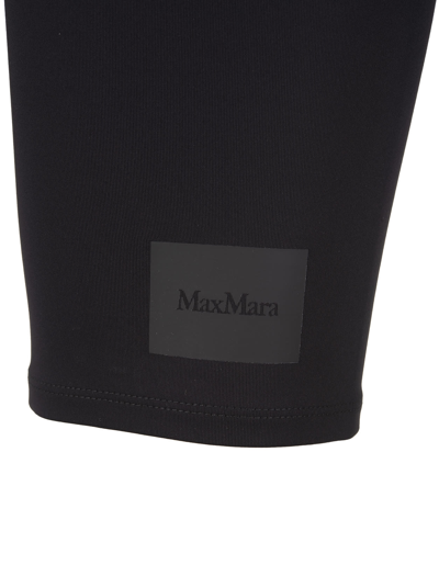 Shop Max Mara Black Gelato Shorts In Nero
