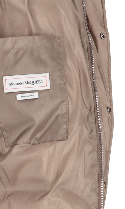 Shop Alexander Mcqueen Jacket In Beige