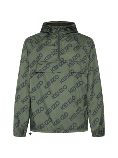 Shop Kenzo Jacket In Green