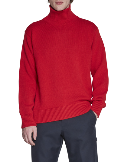 Shop Laneus Sweater In Fuoco