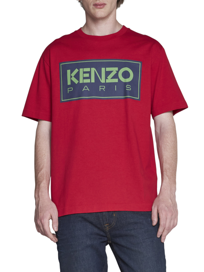 Shop Kenzo T-shirt In Medium Red