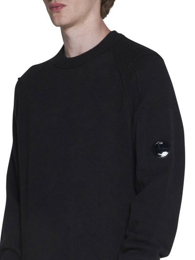 Shop C.p. Company Sweater In Black