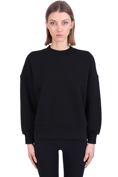 Shop Palm Angels Sweatshirt In Black Cotton