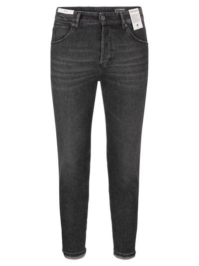 Shop Pt01 Reggae Slim Fit Jeans In Black