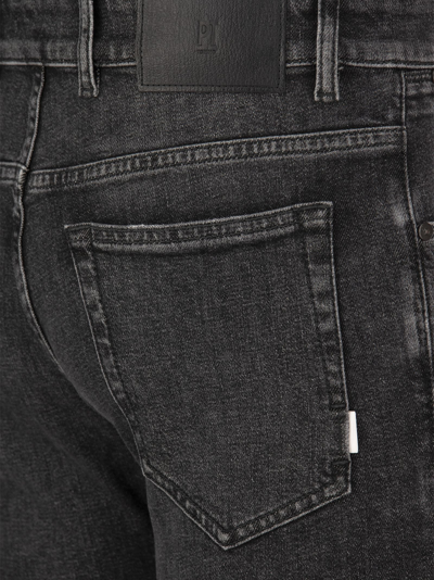 Pt01 Jeans Stretch Vintage Nero In Black