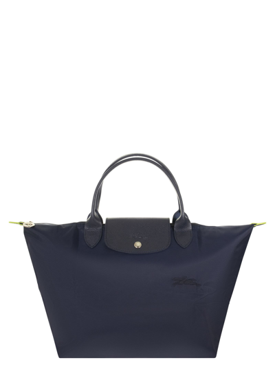Sac longchamp top pliage bleu marine