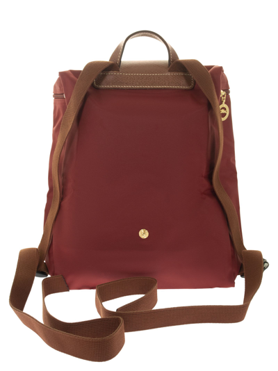 Shop Longchamp Le Pliage Original - Backpack In Red