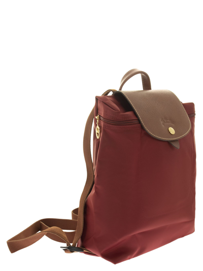 Shop Longchamp Le Pliage Original - Backpack In Red