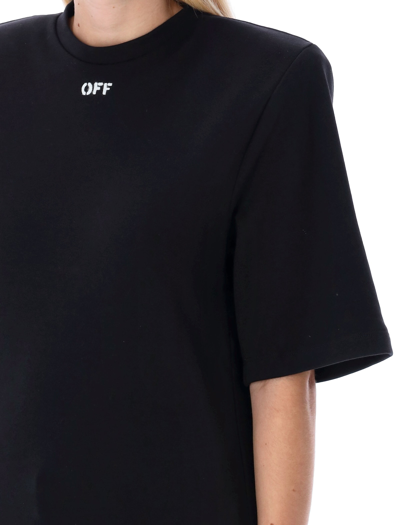 Shop Off-white Off Stamp Should Pads T-shirt In Black