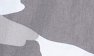 X-ray Men's Belted Twill Piping Cargo Shorts In White Camo