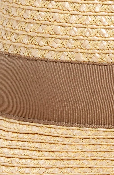 Eric Javits Look Again Packable Fedora In Flax Mix