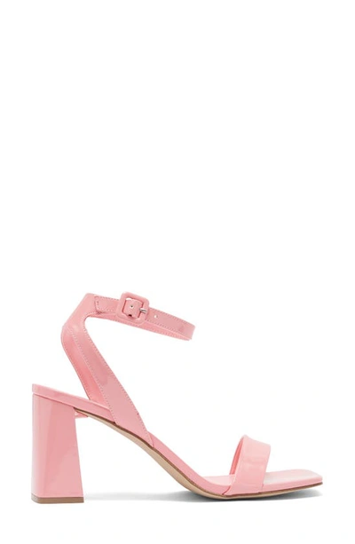 Shop Madden Girl Winni Open Toe Heeled Sandal In Dk Pink Patent