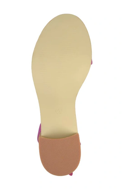 Journee Percy Open Toe Heeled Sandal In Plum