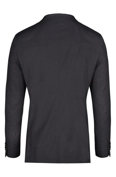Original Penguin Two Button Wool Blend Two-piece Suit Set In Charcoal