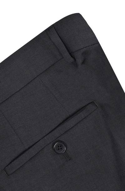 Original Penguin Two Button Wool Blend Two-piece Suit Set In Charcoal