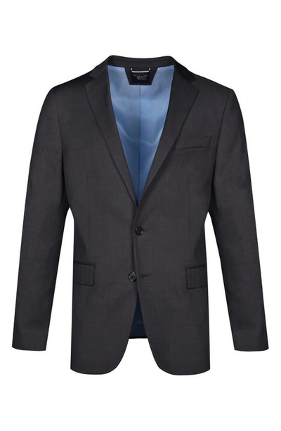 Original Penguin Two Button Wool Blend Two-piece Suit Set In Charcoal