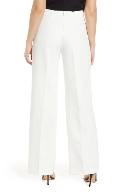 Shop Vince Camuto Wide Leg Trousers In New Ivory