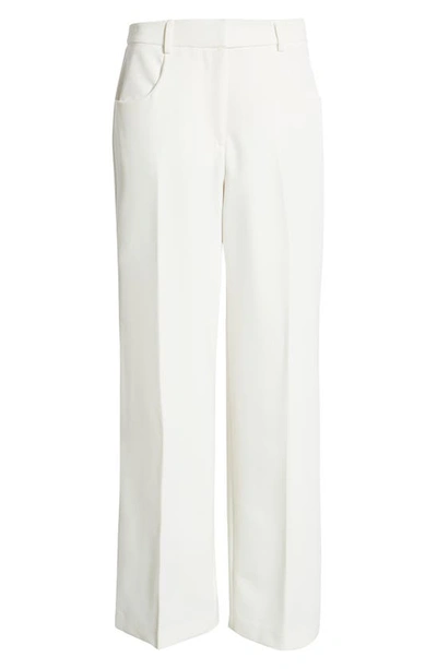 Shop Vince Camuto Wide Leg Trousers In New Ivory