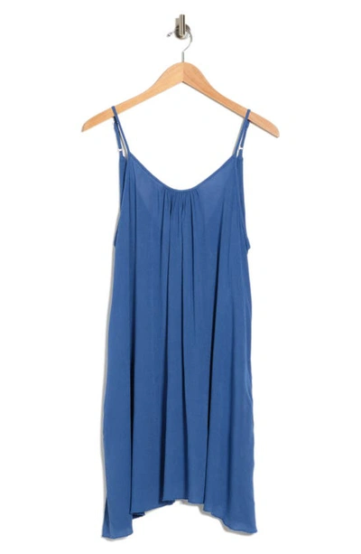 Shop Elan Cover-up Slip Dress In Electric Blue