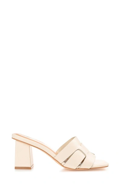 Journee Collection Renatta Mule Sandal In Off White