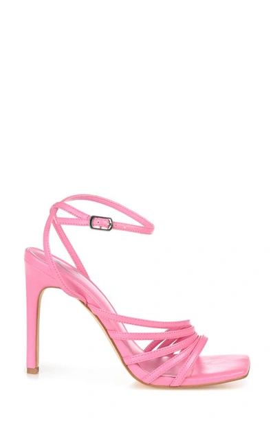 Journee Collection Louella Tru Comfort Foam Heeled Sandal In Pink