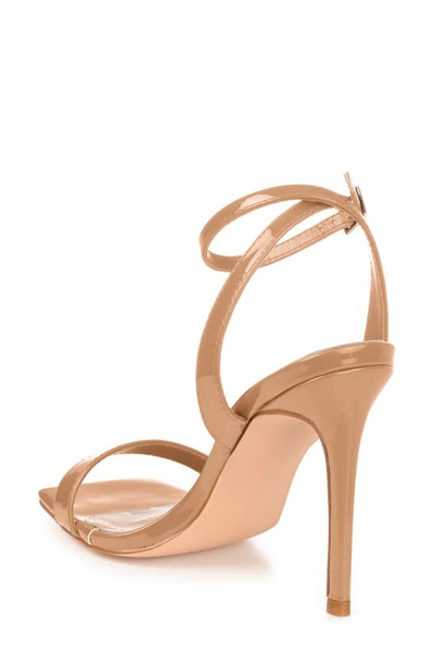Journee Collection Dorian Ankle Strap Stiletto Sandal In Mocha