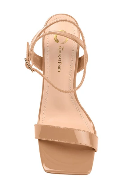 Journee Collection Dorian Ankle Strap Stiletto Sandal In Mocha