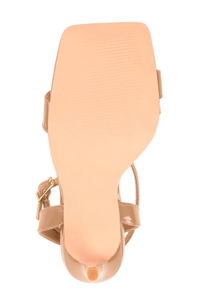 Journee Collection Dorian Ankle Strap Stiletto Sandal In Mocha