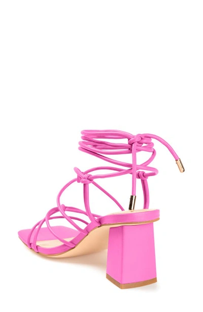 Journee Collection Harpr Tru Comfort Foam Heeled Sandal In Pink