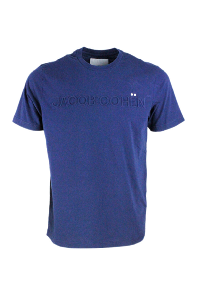 Shop Jacob Cohen T-shirts And Polos Blue