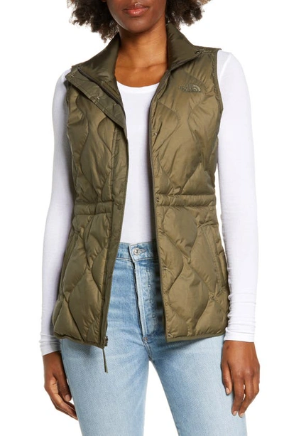 The North Face Westcliffe Water Repellent Down Vest In New Taupe Green |  ModeSens