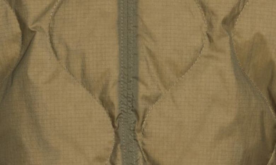 The North Face Westcliffe Water Repellent Down Vest In New Taupe Green