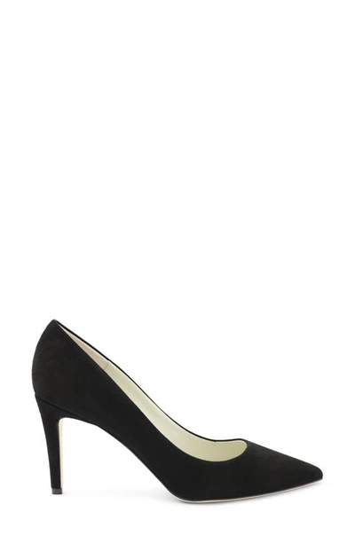 Bruno Magli Telma Pointed Toe Pump In Black Suede