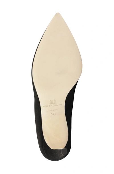 Bruno Magli Telma Pointed Toe Pump In Black Suede